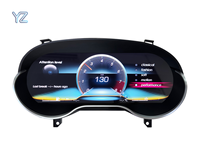 Tableau de bord numérique LCD YZ 12,3 pouces, compteur de vitesse pour Mercedes Benz Classe A W176 CLA C117 X117 GLA X156 Carplay