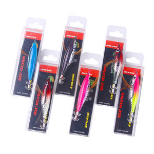 Nuevo OEM Luminous Squid Jigs Ultra Lure Crystal Squid <span class=keywords><strong>Egi</strong></span> Shrimp Lure 7,8 CM 5,5G Resplandor interno en la oscuridad Luminous Squid Jig Hook - Product Image 6