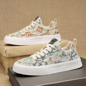 Người Đàn Ông Của Giày Mùa Xuân Và Mùa Hè Thấp Top Giày Vải 2025 Mới Hàn Quốc Phiên Bản Hợp Thời Trang Niche Hội Đồng Quản Trị Giày - Product Image 4