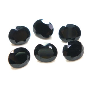 พลอยโอนิกซ์สีดำธรรมชาติอัญมณีหลวมเจียระไนขนาด100% อัญมณีของแท้สำหรับทำเครื่องประดับขายส่ง - Product Image 3