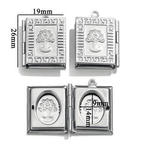 <span class=keywords><strong>Jésus</strong></span> Bible livre <span class=keywords><strong>Photo</strong></span> boîte en acier inoxydable prière cadeau Bible <span class=keywords><strong>Photo</strong></span> médaillon pendentif breloques pour bijoux à bricoler soi-même faisant collier - Product Image 6