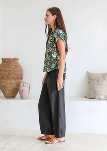 เสื้อผ้าลำลองสำหรับผู้หญิง ฤดูร้อน ผ้าฝ้าย 100% ทรงหลวม คอวี เนื้อผ้านุ่ม เบาสบาย เหมาะสำหรับใส่ทุกวัน - Product Image 3