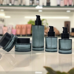 Custom Cosmetics Set <b>Bottle</b> by Manufacturer 30ml 100ml 120ml 50g Glass <b>Bottle</b> with Screw Cap Pump Head for Oil/<b>Dropper</b> Storage - Product Image 2