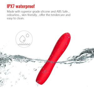 Vibrateur clitoridien rouge en silicone de qualité alimentaire, 10 vitesses, rechargeable, étanche, jouet sexuel pour femmes - Product Image 3