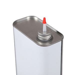 Boîte en fer blanc carrée personnalisée de haute qualité pour huile d'olive, fabrication chinoise, finition mate avec bouchon à brosse hermétique – Vente chaude - Product Image 1