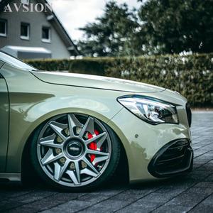 Kit de carrosserie de pare-chocs de voiture parfait pour Mercedes Benz classe CLA W117 2013-2019 changement au style CLA45 <span class=keywords><strong>AMG</strong></span> comprend le pare-chocs avant - Product Image 4