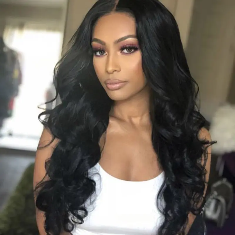 Wigs Body Wave Swiss lace Closure Remy 100% human hair Vietnam Highlight Color 10-26inch unprocessed Factory Stock