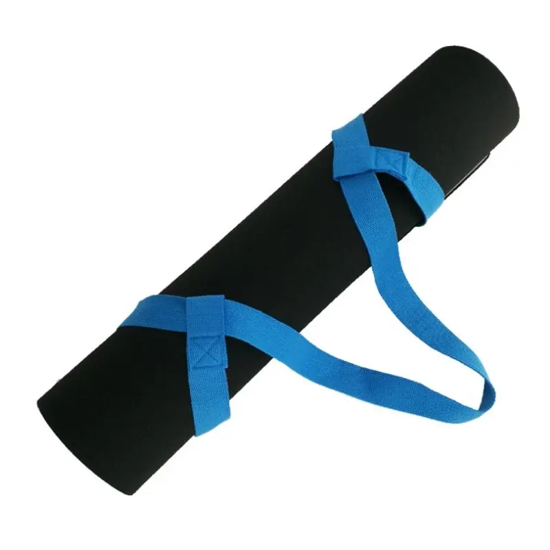 Yoga Mat Strap Belt Yoga Adjustable Shoulder Strap Loops Exercise Fitness Elastic Tie Yoga Belt