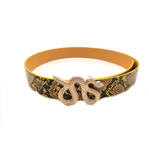 Ebay Euro America jeunes filles grand alliage laiton serpent <span class=keywords><strong>boucle</strong></span> nouveau Designer hommes ceintures en cuir - Product Image 2