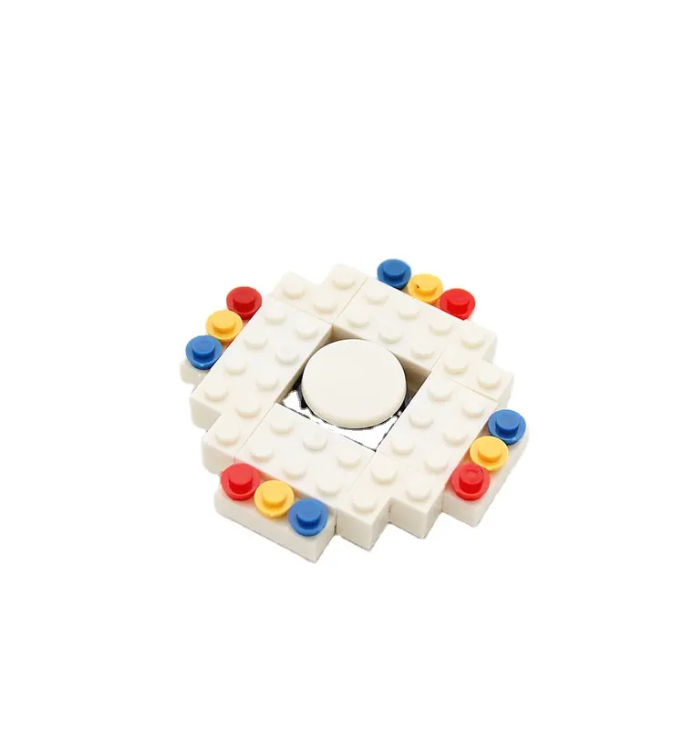 ของเล่นเด็ก DIY สำหรับเด็ก,บล็อกก่อสร้าง Legoing Technic เพื่อการศึกษาถอดออกได้อยู่ไม่สุข Spinner ปี3D