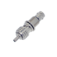 Connecteur HD SDI BNC à compression à sertir droit Prise BNC pour câble RG58 RG59 Belden Connecteurs optimisés 75ohm 12GHz