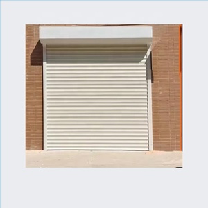 Puerta de Garaje Enrollable Lateral Antirrobo de Vidrio, Puerta Lateral Eléctrica para Supermercado, Diseño Moderno Personalizado de Aleación de Aluminio y Acero - Product Image 2
