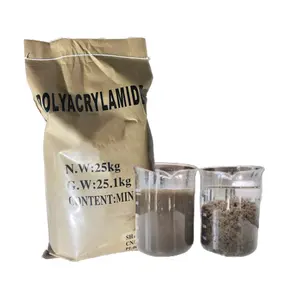 Poliacrilamida catiônica floculante PAM para tratamento de águas residuais de desidratação de lodo
