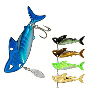 <span class=keywords><strong>Leurre</strong></span> de pêche TGD Best Tail Spinner Blade VIB Vibration Bait 5g 7g 10g 15g pour la pêche au bar, à la truite, au jigging, au lancer, au poisson d'eau douce - Product Image 1