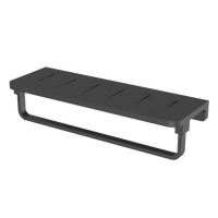 Porte-serviettes moderne en or brossé, barres porte-serviettes en acier inoxydable 304, support simple pour serviettes, idéal pour bureaux, bâtiments et hôpitaux