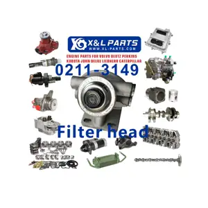 X & L BFM1013 BFM1015 BFM2012 TCD2012 TCD2015 Tête de filtre 0211 3149 02113149 Pour pièces de moteur deutz