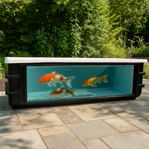 Bền Dễ Dàng Để Duy Trì Sợi Thủy Tinh Cá Nuôi Ao Thân Thiện Với Môi Nhựa Aquarium <span class=keywords><strong>Tank</strong></span> Trang Trí Cho Nở Koi Koi - Product Image 6