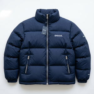 Veste d'hiver technique matelassée en duvet, coupe et couture sur mesure, imperméable, en tissu Ripstop, brodée, à haute capacité de rembourrage, conçue par le fabricant - Product Image 2