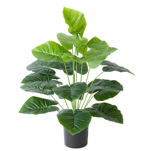 Real Touch Plastique Feuilles Artificielles Plantes Arbre Artificiel Plantes Artificielles En Pot Bonsaï Jardin Intérieur Extérieur - Product Image 1