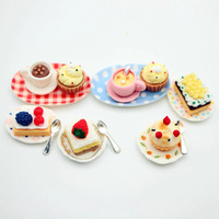 Ensemble de nourriture miniature à l'échelle 1:12, accessoire pour maison de poupée, décoration de cuisine pour jeux d'imitation, pour collectionneurs et enfants