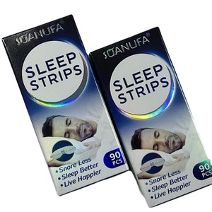 เทปบรรเทาอาการนอนกรนสำหรับการหายใจทางจมูกที่ดีขึ้นเทปช่วยบรรเทาอาการนอนกรนเพื่อการหายใจทางจมูกที่ดีขึ้น - Product Image 3