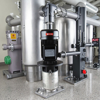 Pompe centrifuge verticale multi-étages COD2-30 haute pression 0,3 MPa, moteur en acier inoxydable, refroidissement de machine CNC, certifiée CE, SAA, CCC, RoHS