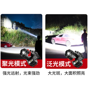 Led Headlamp 2000 MAh Rechargeable Rotatable With Motion Sensor For Fishing Cycling Night Use - Product Image 4