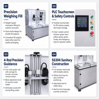 Ligne de remplissage d'huiles et sauces comestibles semi-automatique multifonctionnelle en acier inoxydable 304 CE, machine de remplissage liquide avec pesage, clé en main