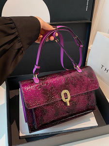 Bolsos cruzados de diseño de moda, bolsos de hombro de cuero PU de alta calidad, bolsos de mano casuales de lujo para mujer - Product Image 2