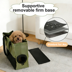 Tas Selempang & Jinjing Serbaguna Bahan Oxford 600D Anti Air, Berbahan Jala Bernapas, untuk Perjalanan Anjing & Kucing Kecil - Product Image 4