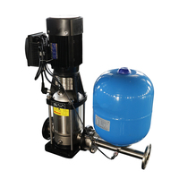 Pompe à eau à vitesse variable verticale, revêtement de surface personnalisé disponible, pompe à pression constante automatique