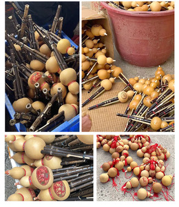 The factory produces hulusi <b>musical</b> <b>instruments</b> made of bamboo tubes. The sound is excellent, and it is easy to learn - Product Image 5