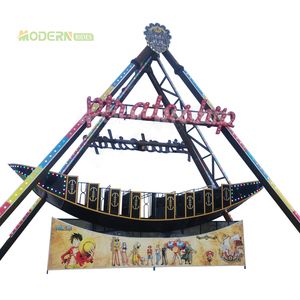 Atractivo y Colorido Barco Pirata de 32 Asientos para Parque de Diversiones en Venta - Product Image 1
