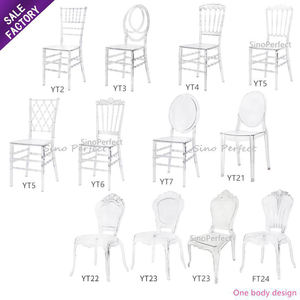 Multiple Styles Stackable Clear Transparent <b>Chairs</b> Outdoor Banquet Party Event Crystal Acrylic Tiffany <b>Chair</b> for Wedding - Product Image 1