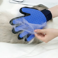 Gant d'épilation pour animaux de compagnie en Silicone écologique pour chiens doux démêlage nettoyage bain outil de toilettage brosses Type Application