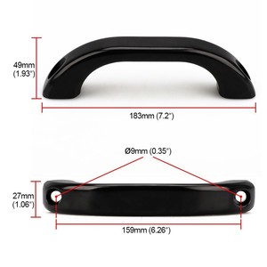 Manijas de puerta de aleación de aluminio para Suzuki Jimny 2007-2017, rojo, azul, negro, plateado, fácil instalación, diseño contemporáneo - Product Image 2