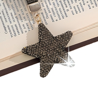 Vente d'usine – Porte-clés étoile créatif entièrement orné de diamants, ouvrable, pendentif de voiture, en métal tendance, vente en gros