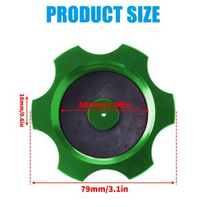Bouchon de réservoir d'essence en aluminium CNC avec soupape de reniflard pour 50cc 70cc 90cc 110cc 125cc 140cc 150cc Pit Dirt Motor Bike Dirt Bike ATV - Product Image 2