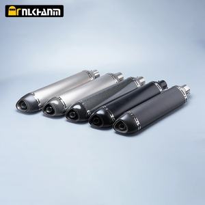 Silencieux d'échappement universel NLKHANM en fibre de carbone 51 mm pour <span class=keywords><strong>Moto</strong></span> <span class=keywords><strong>Z750</strong></span> R25 CB650F S1000R Cb750 NINJA650 RS660 675SR 500SR - Product Image 4