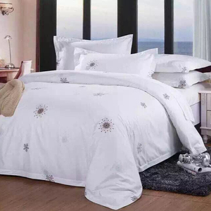 Percale Bộ Ga Trải Giường Bằng Vải Satin Cotton Chất Lượng Hàng Đầu 350T Ai Cập Cho Gia Đình - Product Image 1