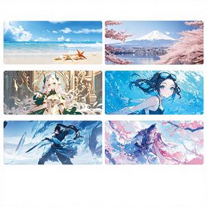 Tapis de souris XXL personnalisé, durable, imprimé en couleur, motif Otaku Girl Anime, frais et mignon, pour bureau et jeux - Product Image 2