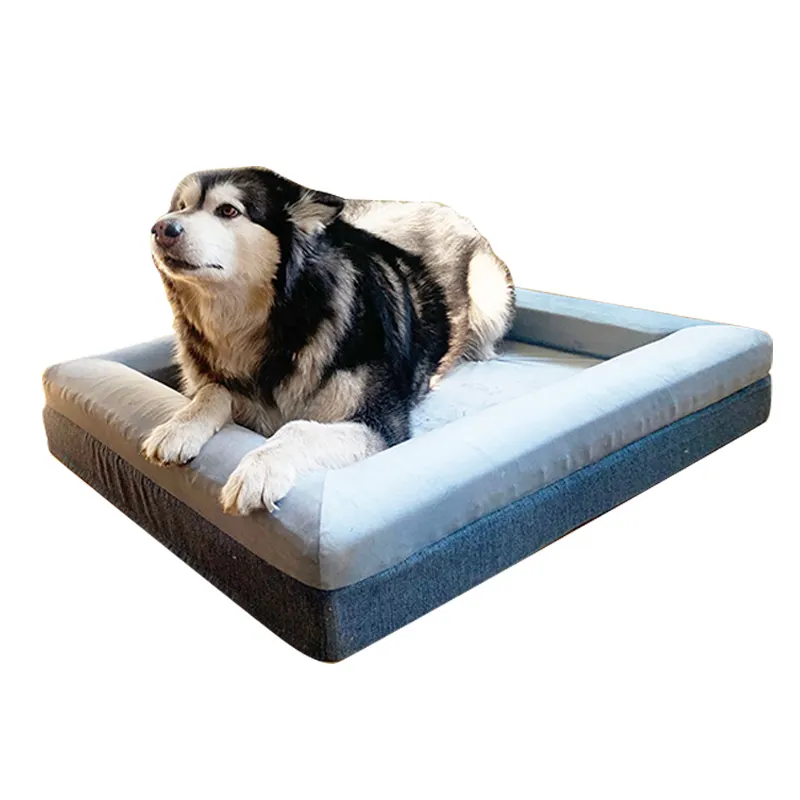 Amazon hot-sale washable orthopedic foam whole sale dog bed pet accessory all sizes small large giant dog bed memory foam
