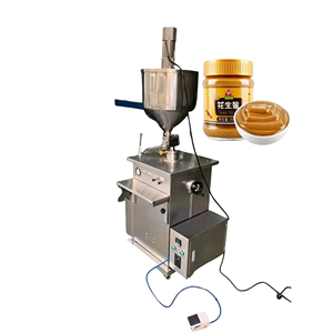 Máquina de llenado semiautomática de gran venta para jugos, salsas, mantequilla de cacahuete, miel, pasta, cera termofusible y lápiz labial - Product Image 1