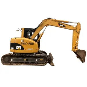 Japan Construction Heavy Equipment Gebraucht MiniCAT Hydraulik bagger Gebraucht Kleiner Bagger CAT308C Rubber Crawler Digger Zum Verkauf