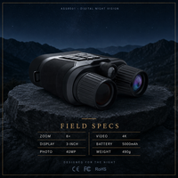 Jumelles de vision nocturne pour exploration de grottes, capteur CMOS Starlight, obscurité totale, qualité professionnelle