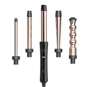 FMK Professionnel 5-en-1 <span class=keywords><strong>Fer</strong></span> à friser électrique interchangeable avec écran numérique, Meilleure vente - Product Image 1