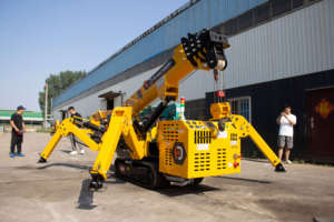 פרימיום 10m דיזל עגור קומפקטי עם בום טלסקופי קל לתפעול כל שטח גבוה 3000 ק "ג - Product Image 5