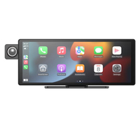 11.3 pouces caméra à trois voies sans fil Carplay Android Auto écran 4K avant 1080P caméra arrière pour Bluetooth Audio voiture boîte noire