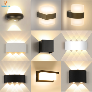 Lampu Dinding Luar Ruangan Modern 6W, Lampu LED Sconce Atas Bawah, Lampu Dinding Dalam Ruangan, Lampu Dinding Dekoratif - Product Image 4