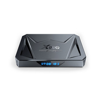 X96Q Pro plus kotak pintar Android 14.0, set top Box tv pintar 4GB 64GB Allwinner hbios Quad-Core BT5.0 + 2.4 Ghz/5Ghz WiFi 1000M 8K
